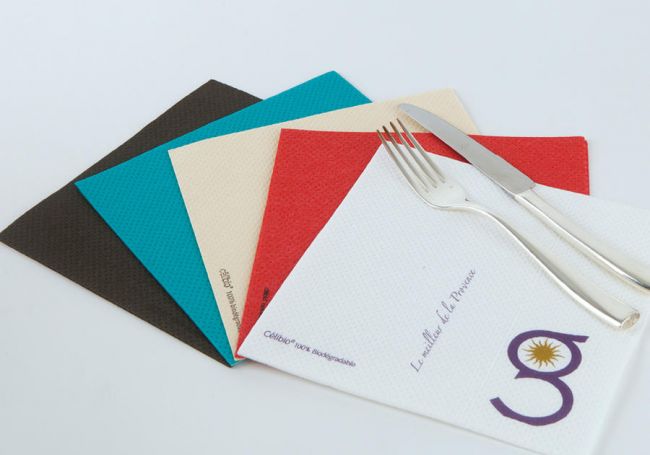 Serviette bonne qualité - double points